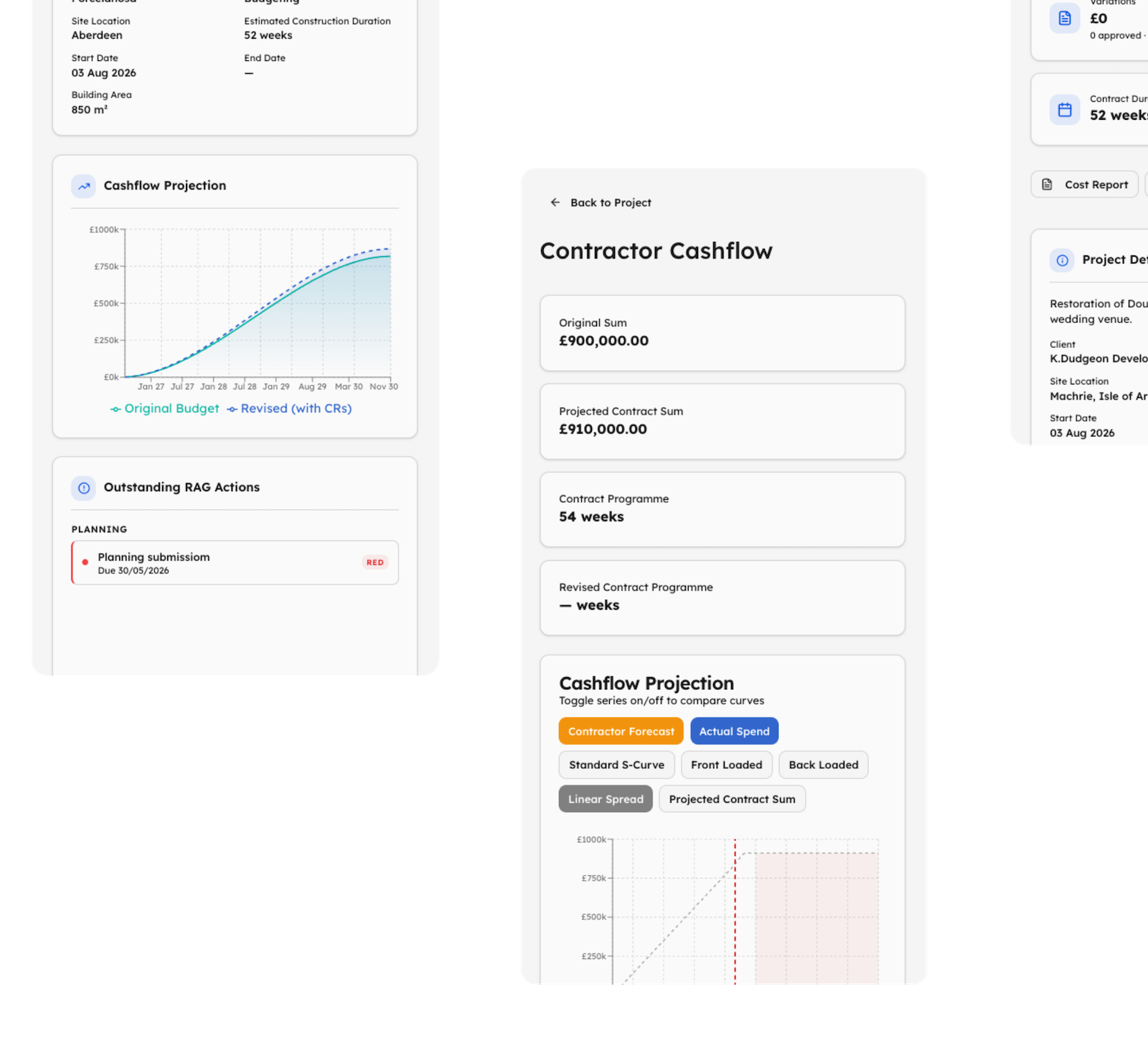 QcompasS procurement and supply chain screens
